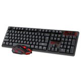 2.4 GHz Wireless Multimedia Gaming Keyboard Mouse Combo Set With USB Receiver For PC Laptop Notebook Desktop