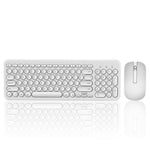 2.4G Wireless Silent Keyboard And Mouse Round Keycap Keyboard Gaming Mouse For Macbook Lenovo Dell Asus HP Laptop PC Computer