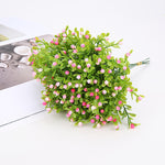 2019 New Fake flowers 1PC mini Artificial Flower DIY scrap booking floral Wedding Party Home Decorations Festival Supplies