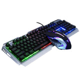 VKTECH 104 keys Gaming Mechanical Keyboard Mouse Set USB Wired Ergonomic RGB Backlight Keyboard Mice Combo For Laptop Desktop PC