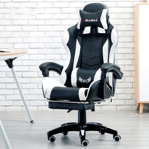 Professional Computer Chair LOL Internet Cafes Sports Racing Chair WCG Play Gaming Chair Office Chair armchair with footrest