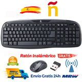 Wireless Keyboard + Mouse Combo Black 2.4G