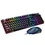 Gaming keyboard And Gaming Mouse Wired keyboard With LED backlight keyboard Gamer Kit Silent Gaming Mouse Set For PC Laptop