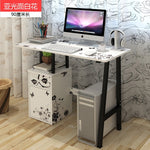 Large Computer Table Professional Gaming Table with Locker Drawer Wood Desktop Computer Desk for Home Office Free Shipping