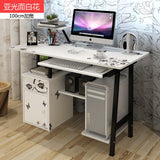 Large Computer Table Professional Gaming Table with Locker Drawer Wood Desktop Computer Desk for Home Office Free Shipping