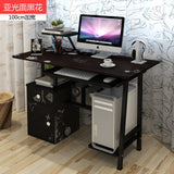 Large Computer Table Professional Gaming Table with Locker Drawer Wood Desktop Computer Desk for Home Office Free Shipping