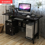 Large Computer Table Professional Gaming Table with Locker Drawer Wood Desktop Computer Desk for Home Office Free Shipping