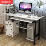 Large Computer Table Professional Gaming Table with Locker Drawer Wood Desktop Computer Desk for Home Office Free Shipping