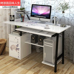 Large Computer Table Professional Gaming Table with Locker Drawer Wood Desktop Computer Desk for Home Office Free Shipping