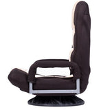 Swivel Video Rocker Gaming Chair Adjustable 7-Position Floor Chair Folding Sofa Lounger