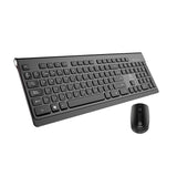 Wireless Keyboard + Mouse Combo Black 2.4G