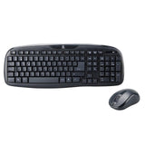 Wireless Keyboard + Mouse Combo Black 2.4G