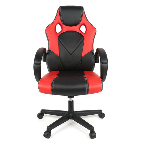 High Quality Adjustable Swivel Home Office Chair Ergonomic High-Back Faux Leather Gaming Chair Reclining HWC