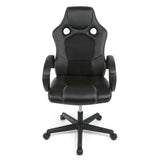 Adjustable Office Chair Home Computer Armchair High-Back Ergonomic Reclining Swivel Gaming Chair Synthetic Leather Chair HWC